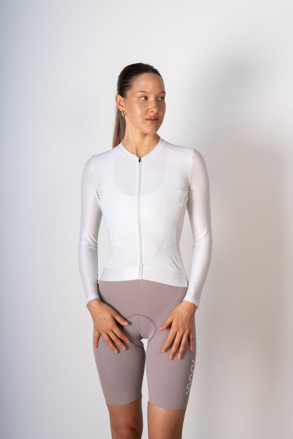 Women's Training Day Long Sleeve Jersey - Ivory