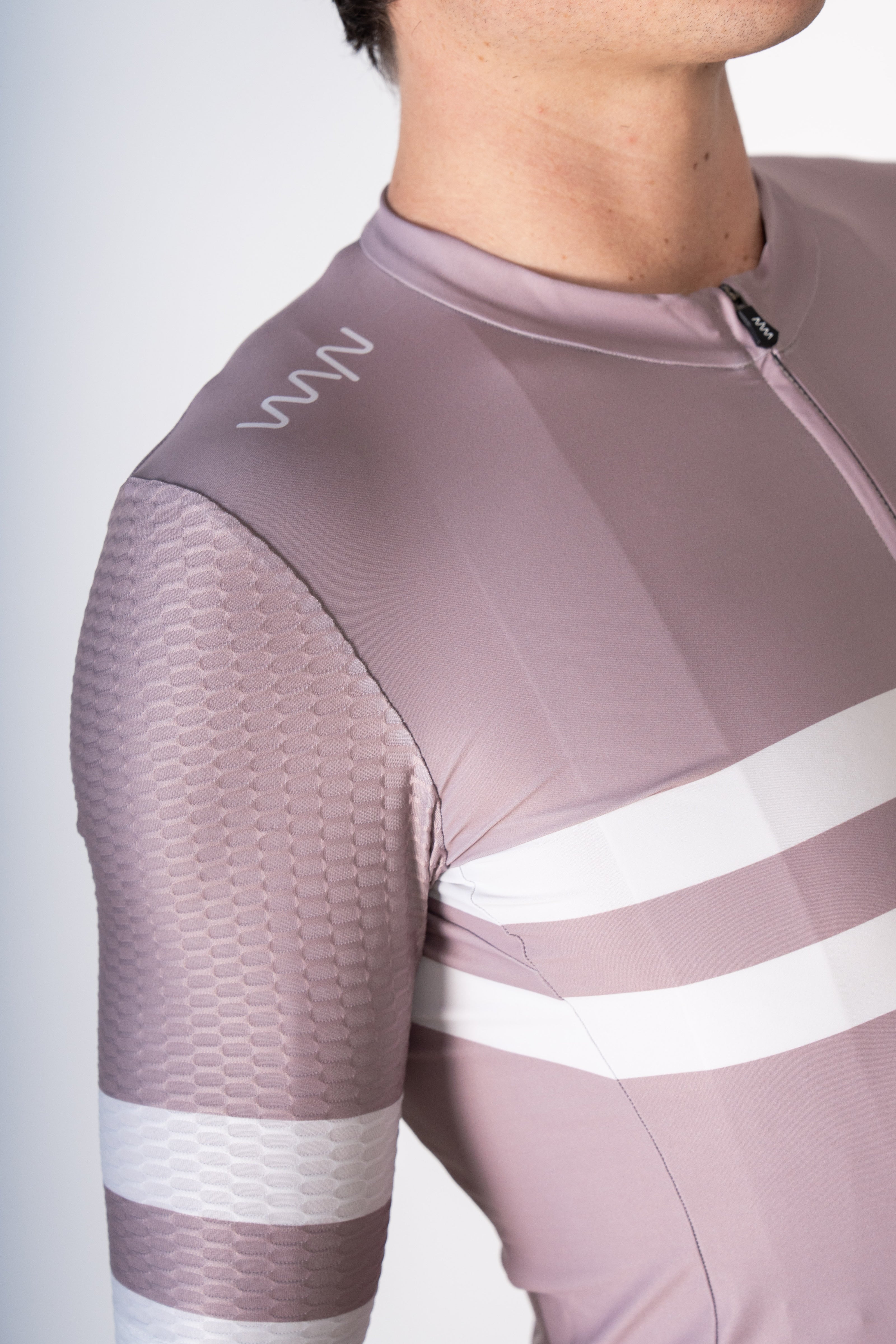 Men's Training Day Cycling Jersey - Taupe/Ivory