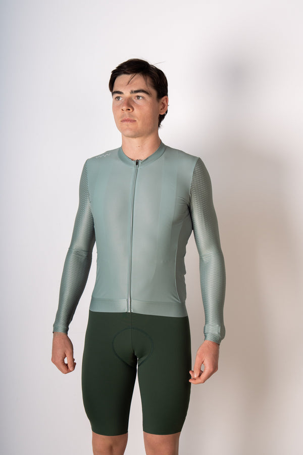 Men's Training Day Long Sleeve Jersey - Sage Green