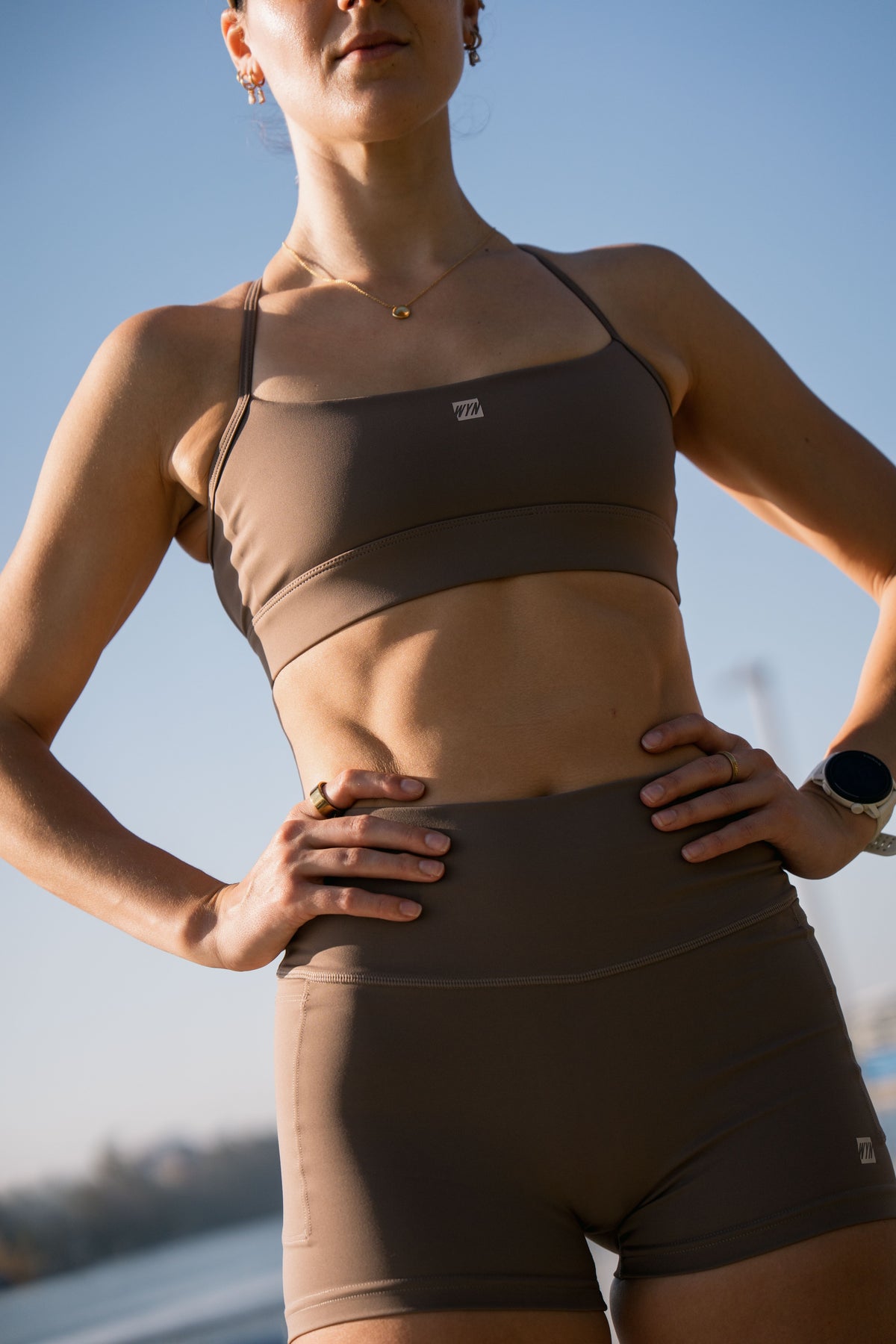 Women's Stride Seamless Front 2" Shorts - Truffle