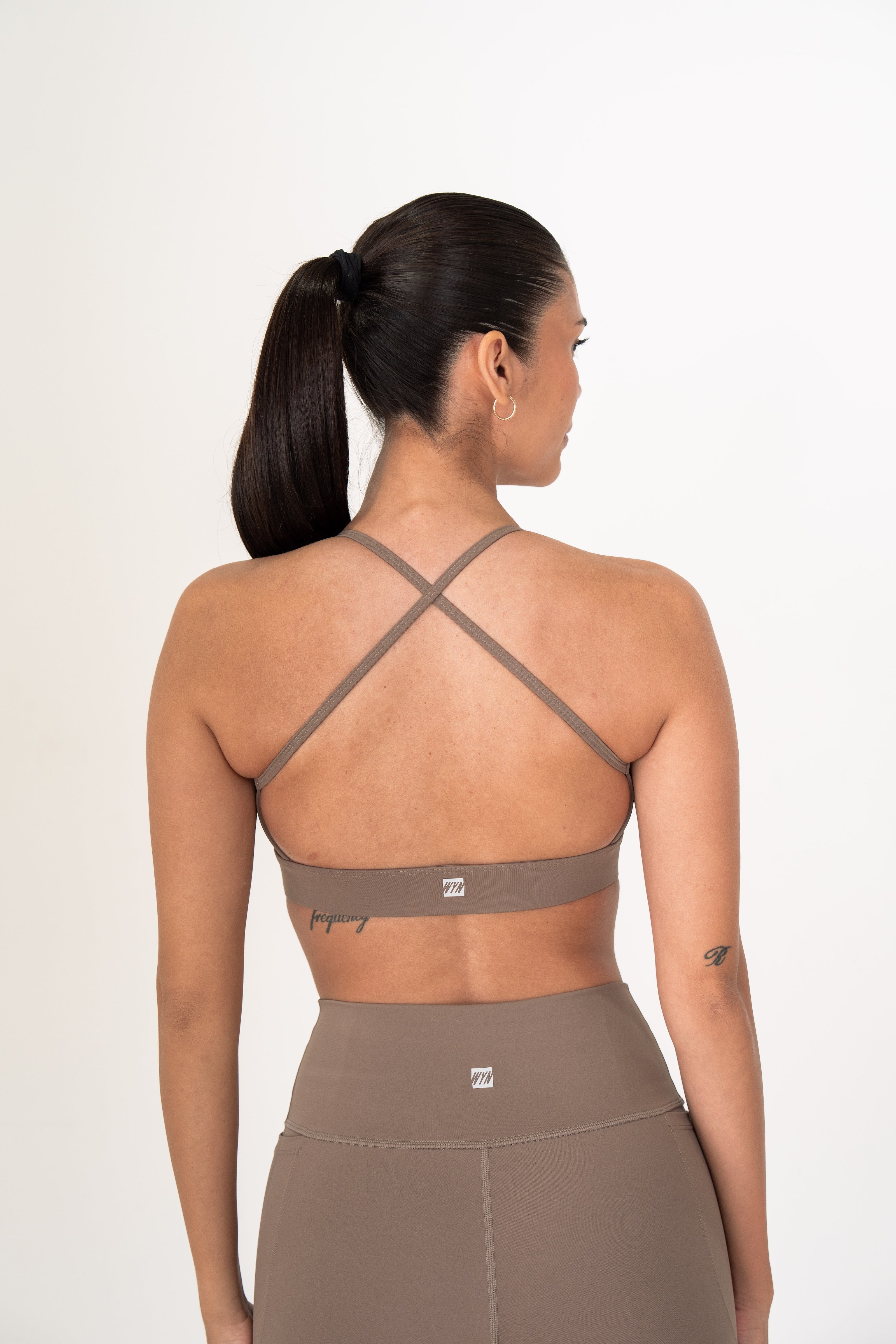 Women's Hybrid Bra - Truffle