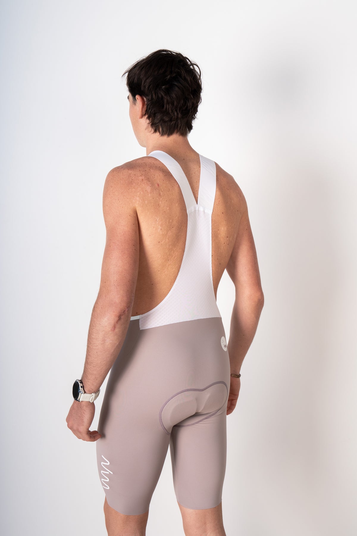 Men's Velocity 3.0 Cycling Bib Shorts - Taupe