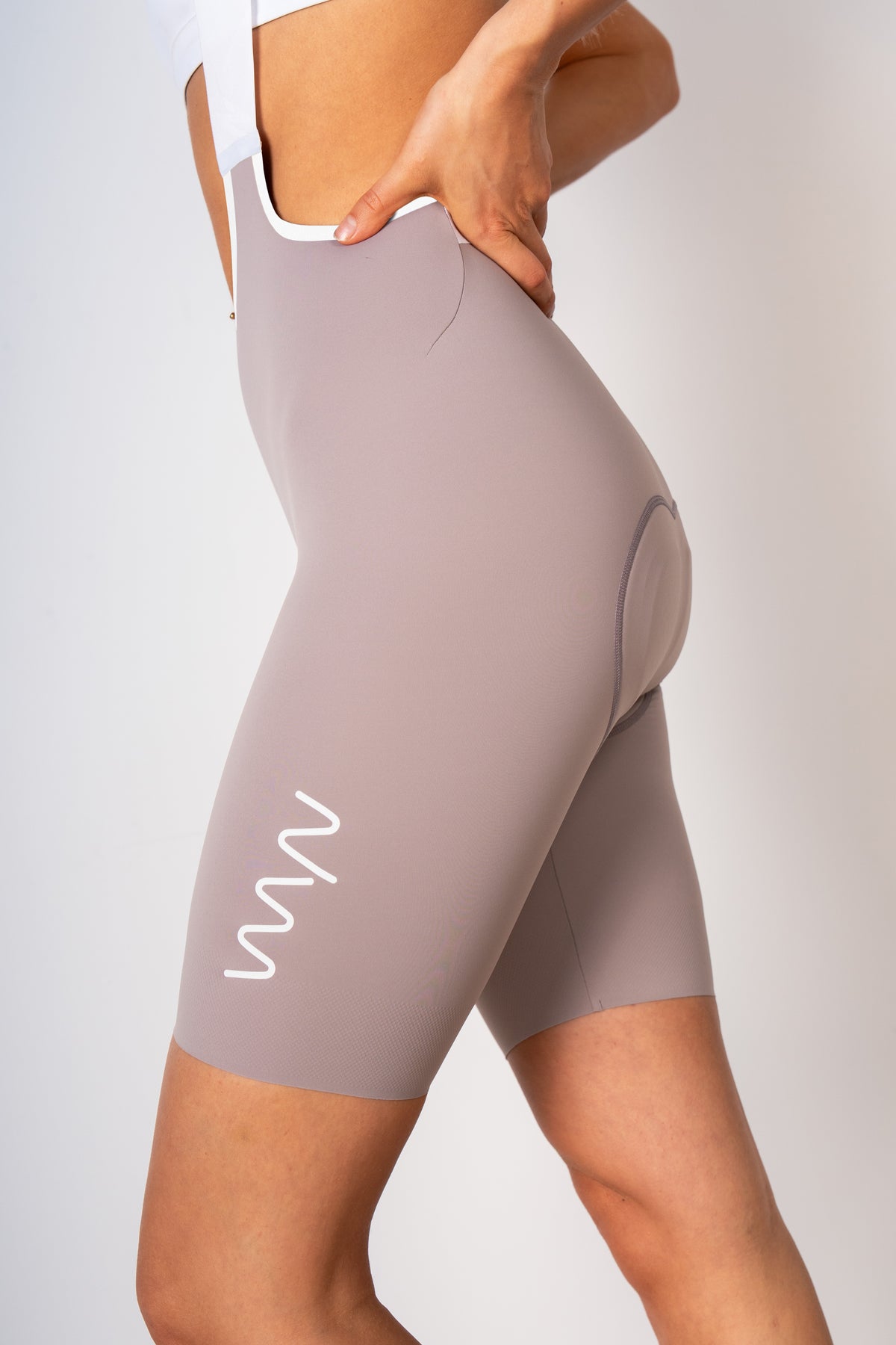 Women's Velocity 3.0 Cycling Bib Shorts - Taupe