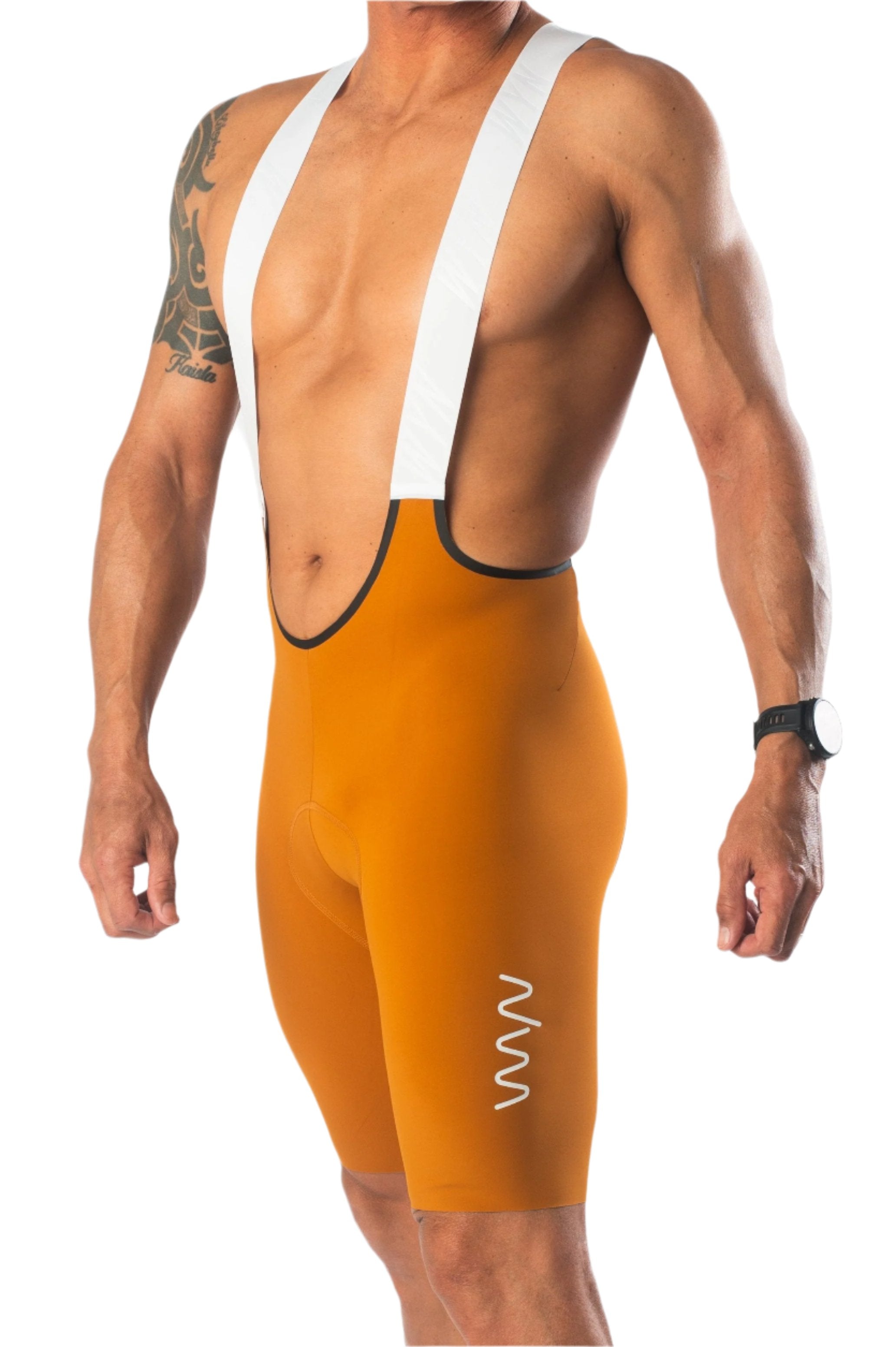 Men's Velocity 3.0 Cycling Bib Shorts - Ochre