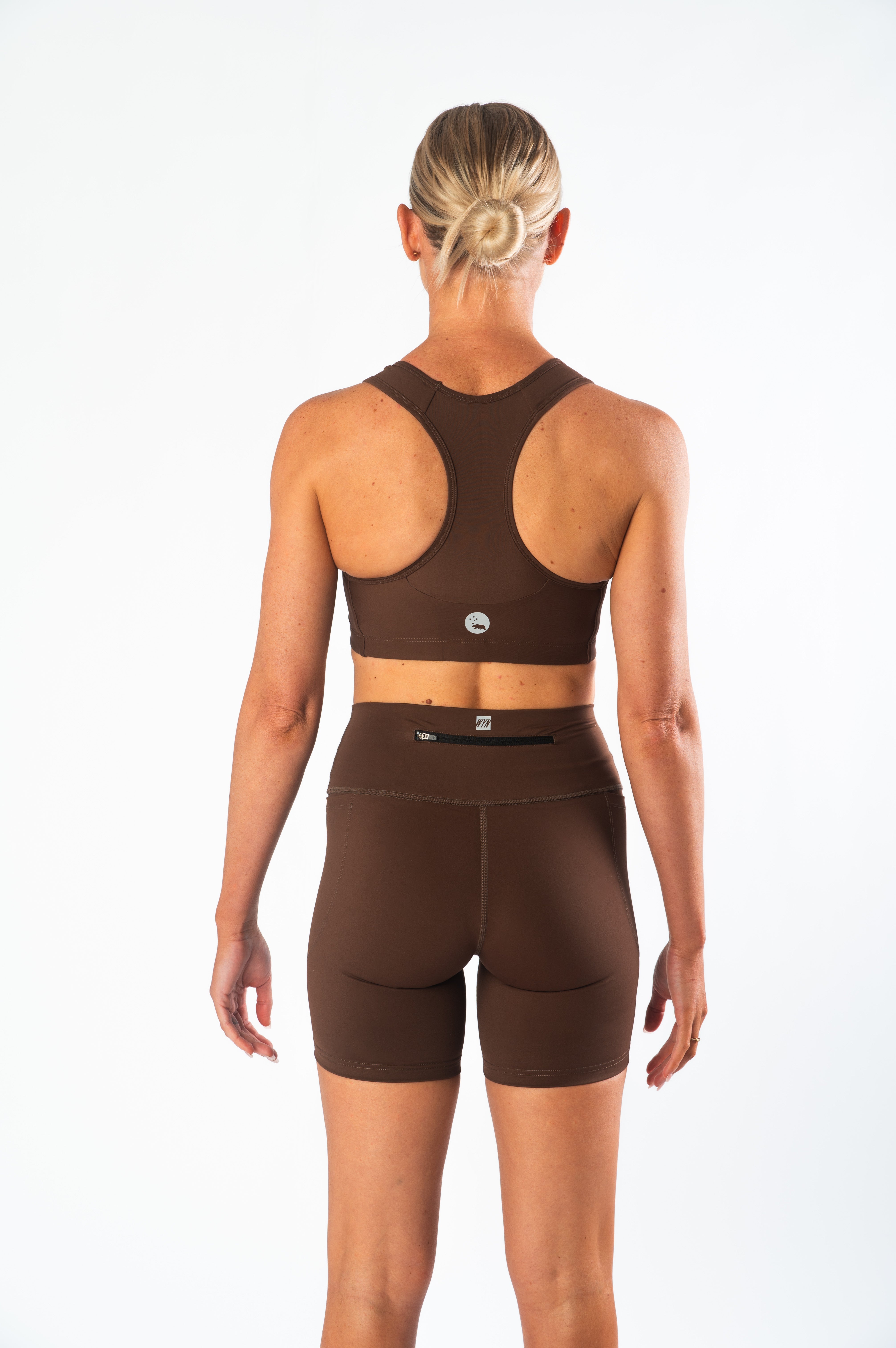 Women's Racergirl Racerback Sports Bra - Cocoa