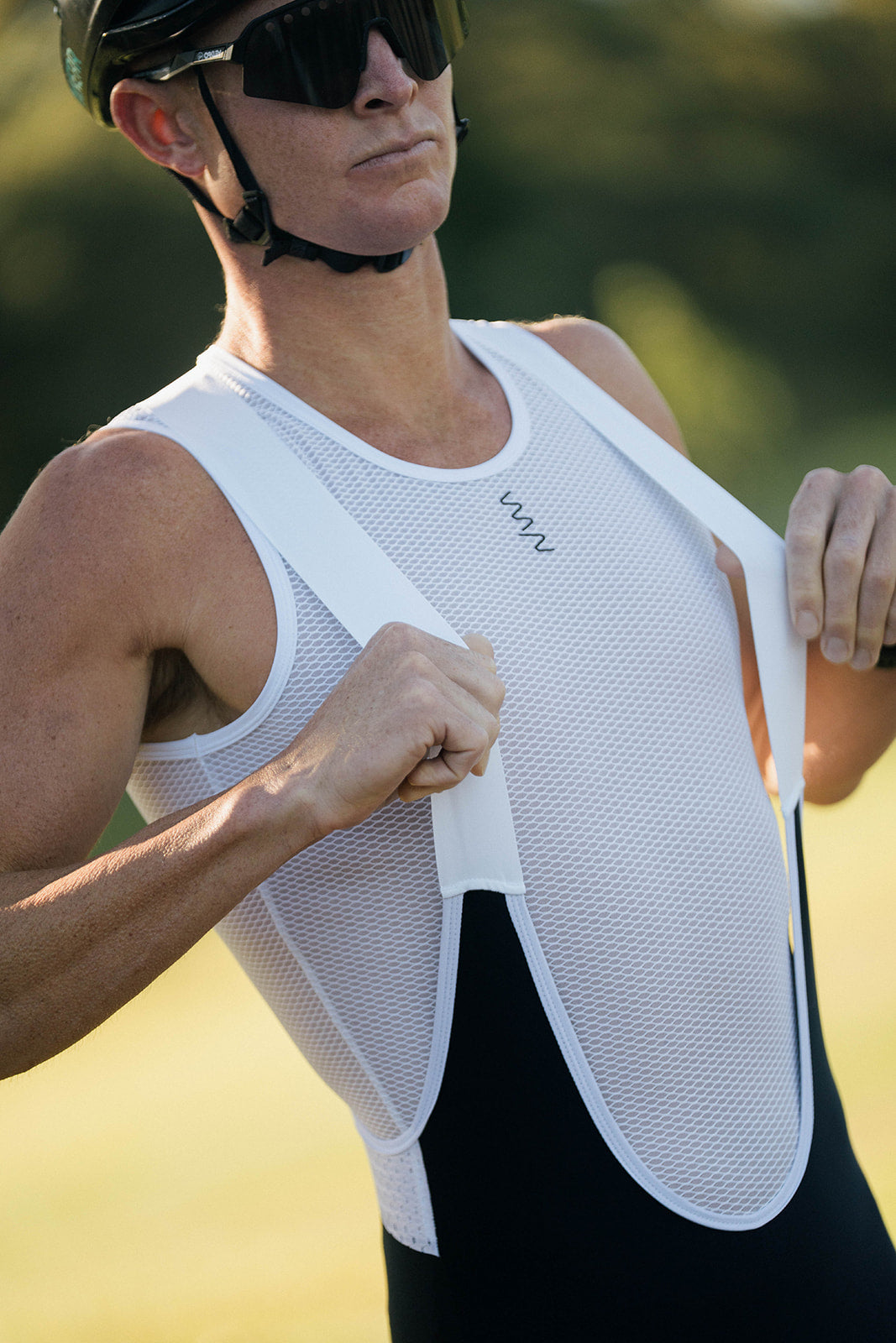 Men's Sleeveless Base Layer Evo - White
