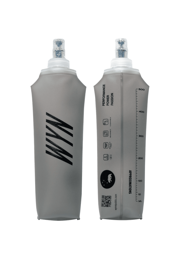 WYN Hydration 500ml Soft Flask - Gray