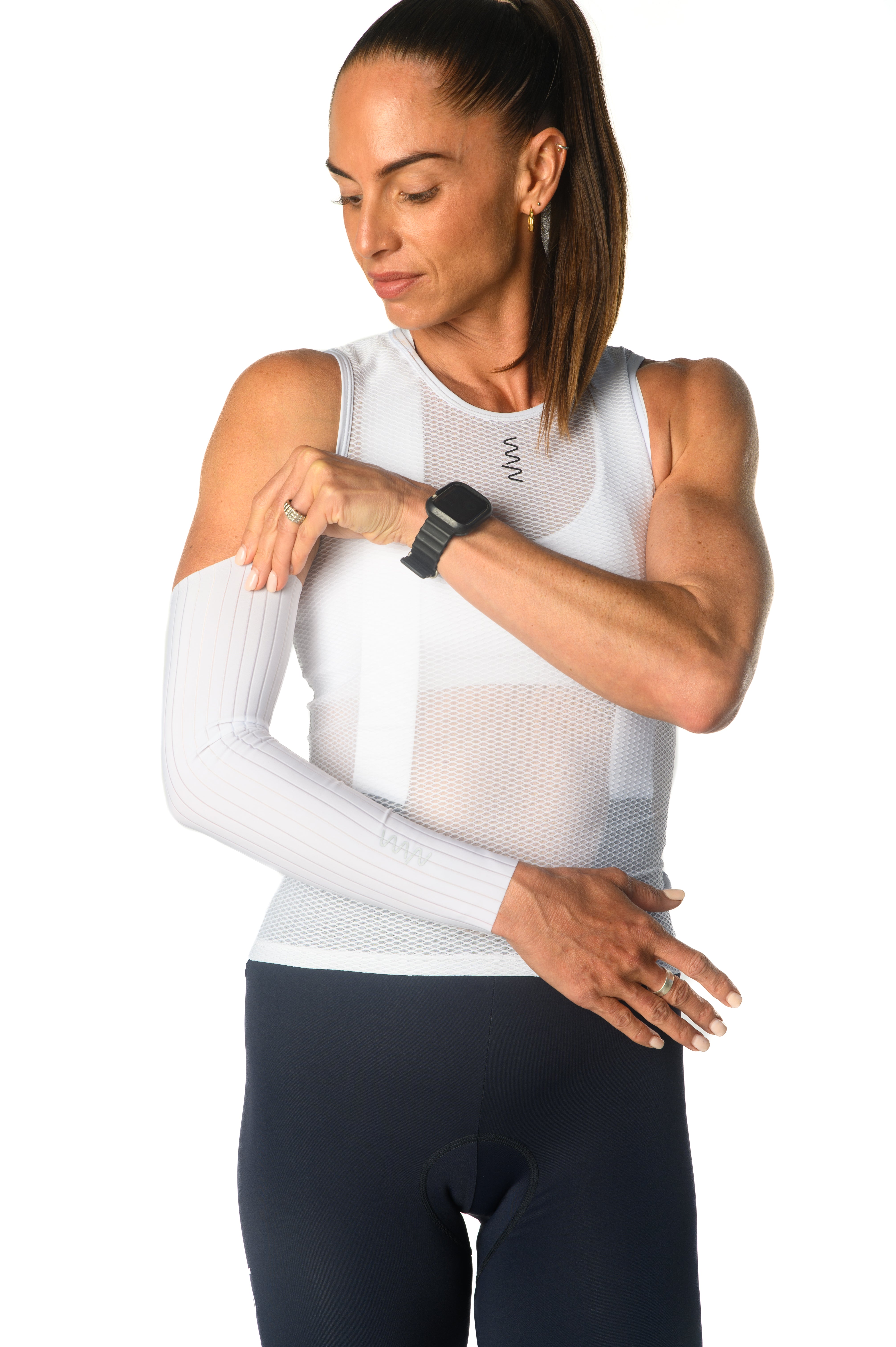 Unisex Aero Sun Sleeves - White