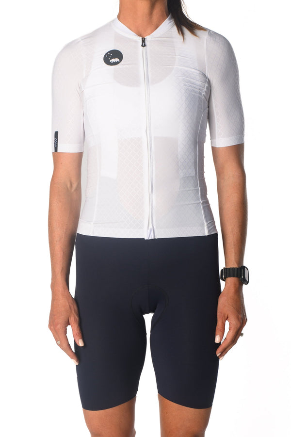 Women's LUCEO Pro Racer Cycling Jersey - White