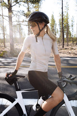 women's LUCEO hex racer cycling jersey - champagne
