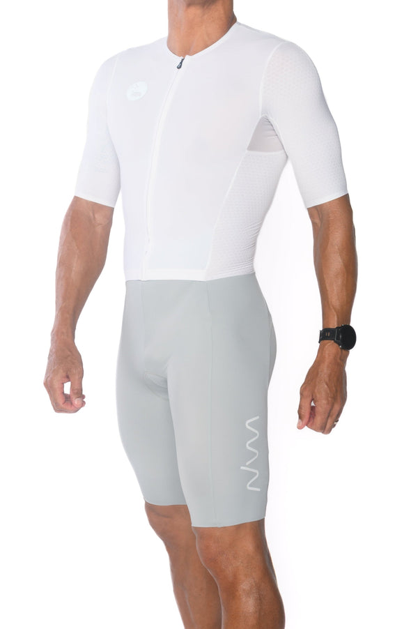 Men's LUCEO+ Aero Tri Suit - White/Platinum