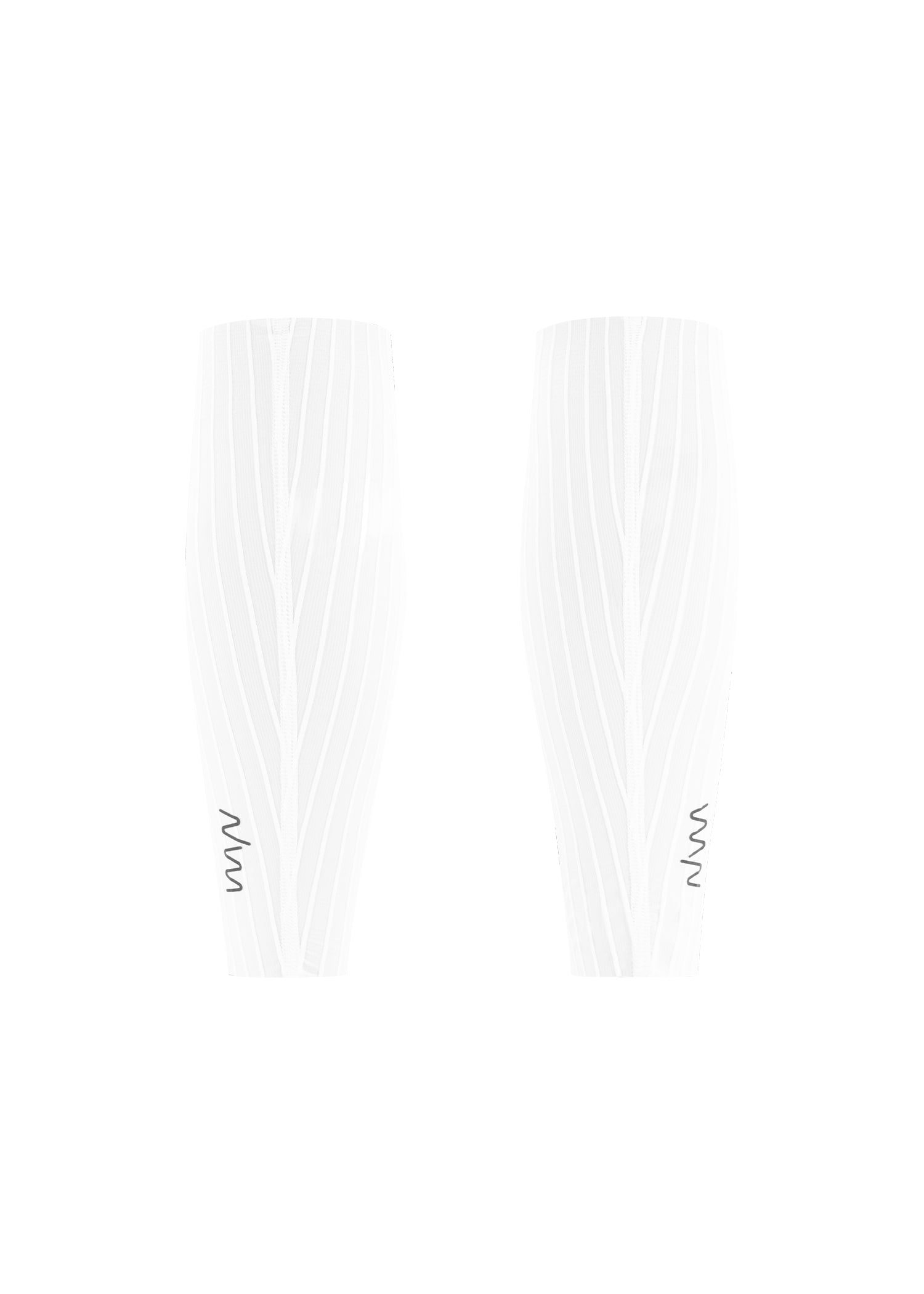 Unisex CdA Aero calf sleeve - White