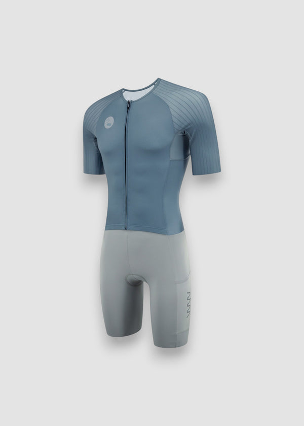 Men's Hi Velocity X Tri Suit - Steel Blue/Platinum