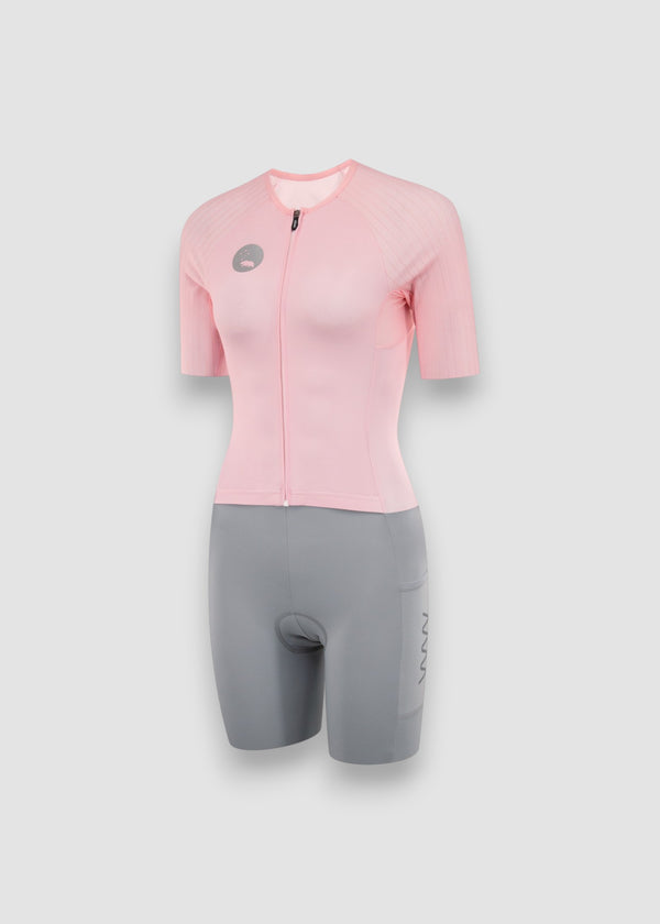Women's Hi Velocity X Tri Suit - Petal Pink/Platinum