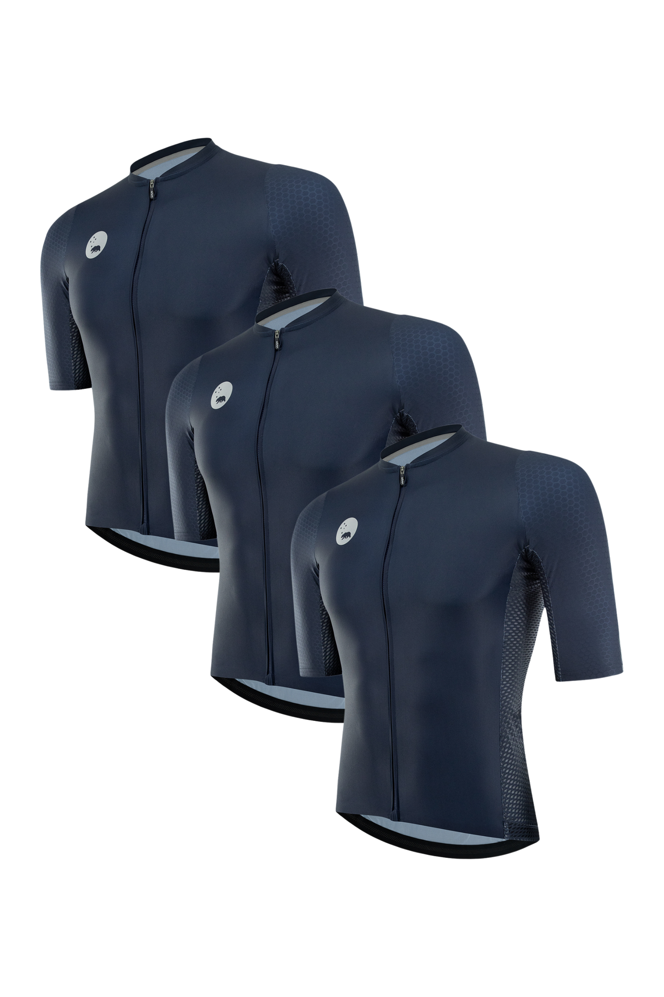 Men's LUCEO Hex Racer Cycling Jersey: Custom 3 Pack