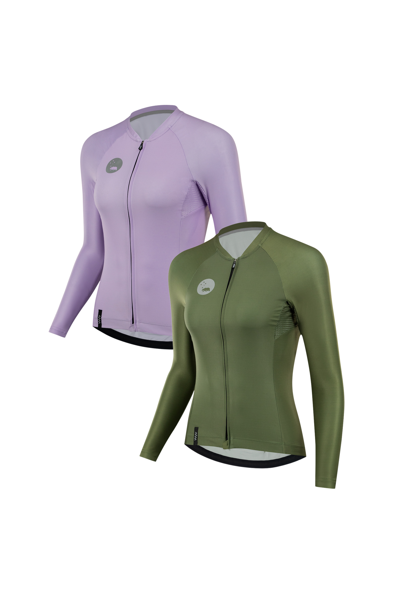 Women's Lightweight Long Sleeve Cycling Jersey: Custom 2 Pack