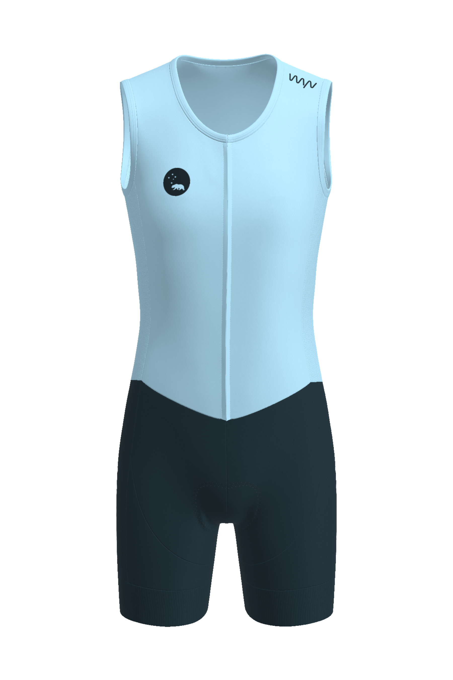 Unisex Youth Triathlon Suit - Sky Blue