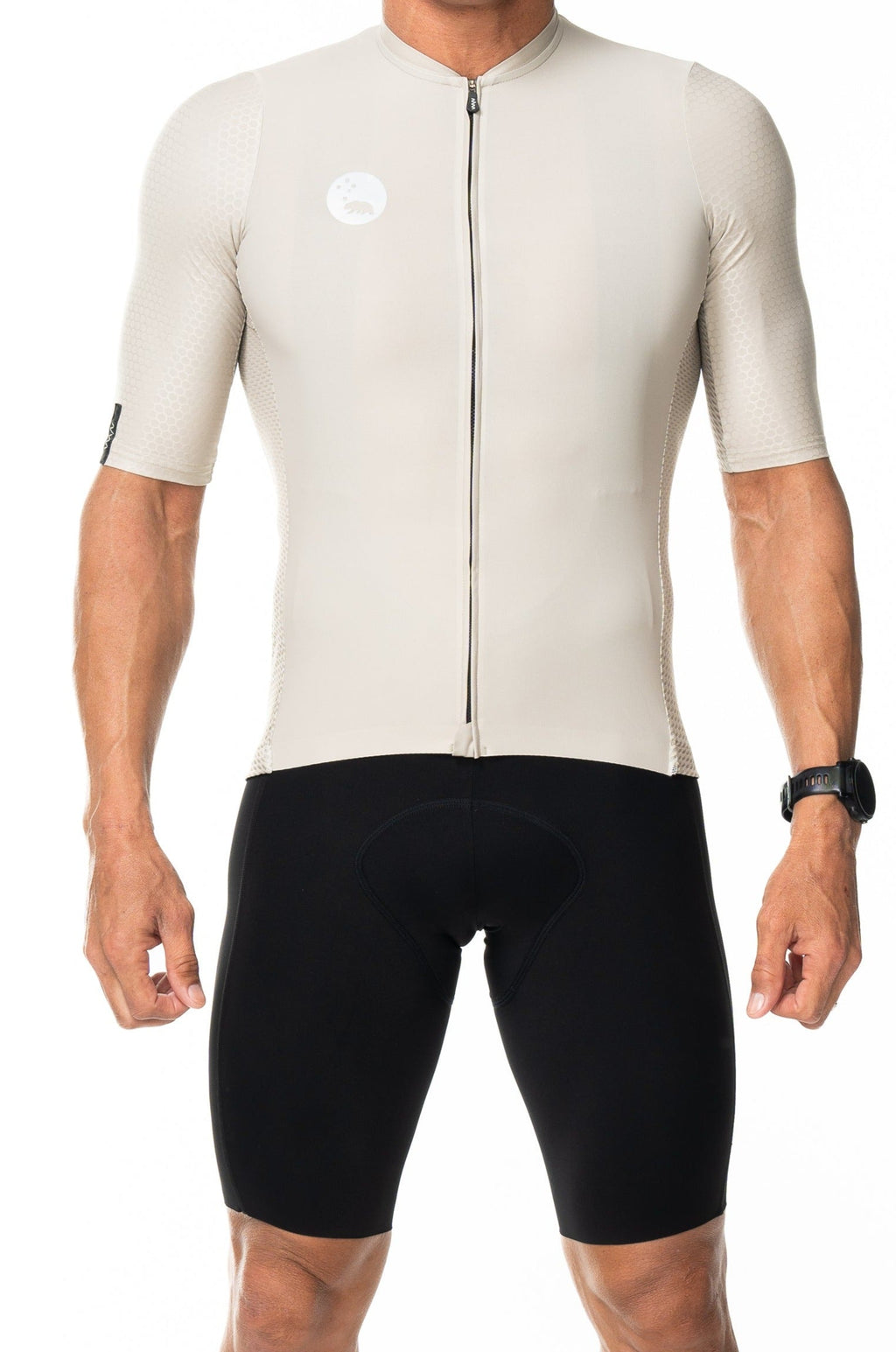 men's velocity 2.0 cycling bib shorts - mocha