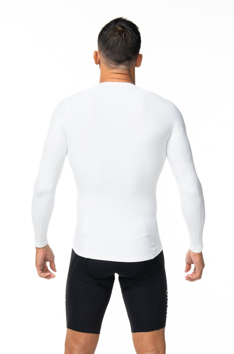 Men's Sleeved Base Layer - White