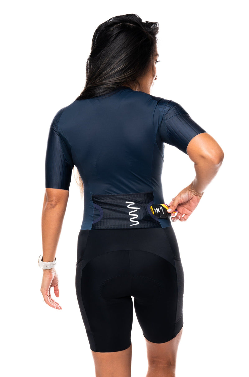 women's hi velocity X triathlon suit - navy