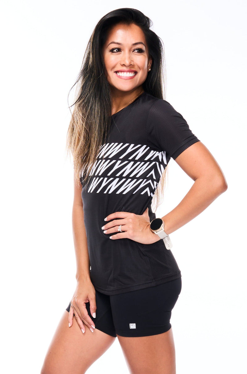 WYN by MALO Women's fly tee - black