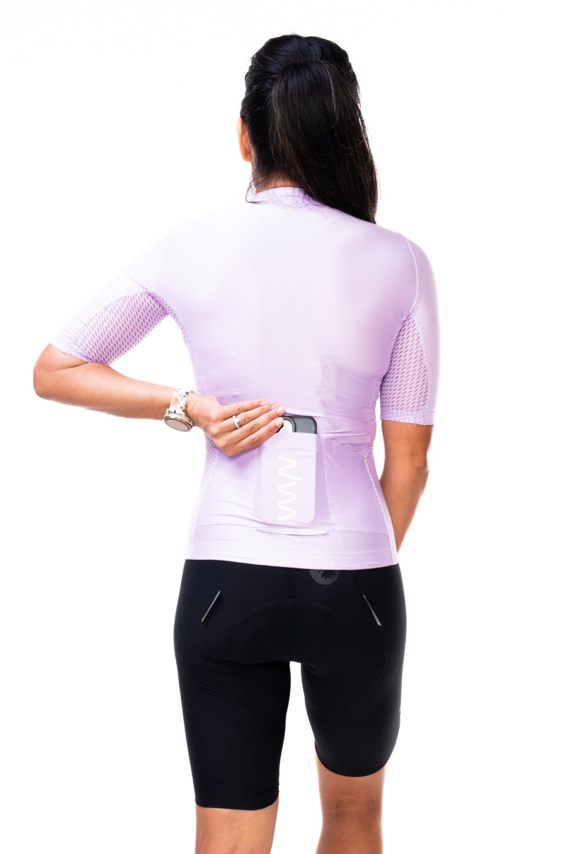 Women's LUCEO Hex Racer Cycling Jersey - Lavender