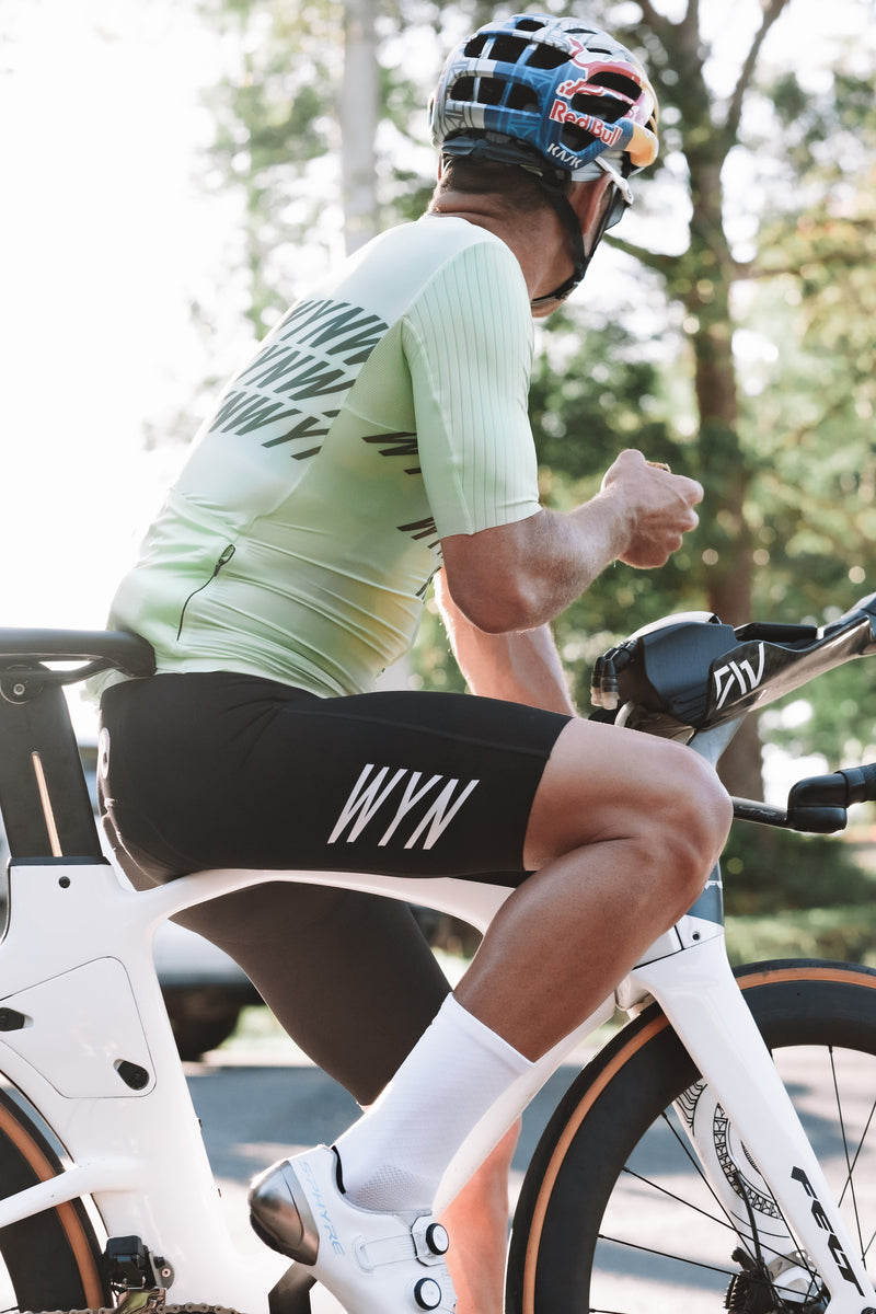 men's LTD velocity 2.0 cycling bib shorts  - matte black
