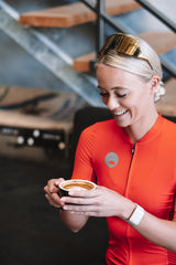 women's LUCEO hex racer cycling jersey - flame