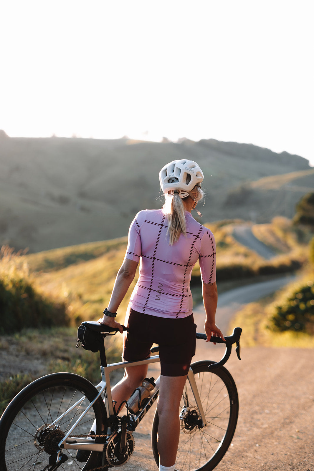 Cycling jersey pink sale