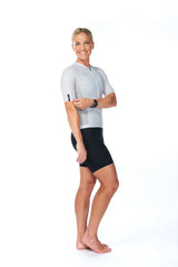 women's LUCEO hex racer cycling jersey - silver