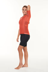 women's LUCEO hex racer cycling jersey - flame