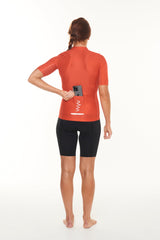 women's LUCEO hex racer cycling jersey - flame