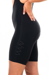 women's velocity 2.0 cycling bib shorts - matte black