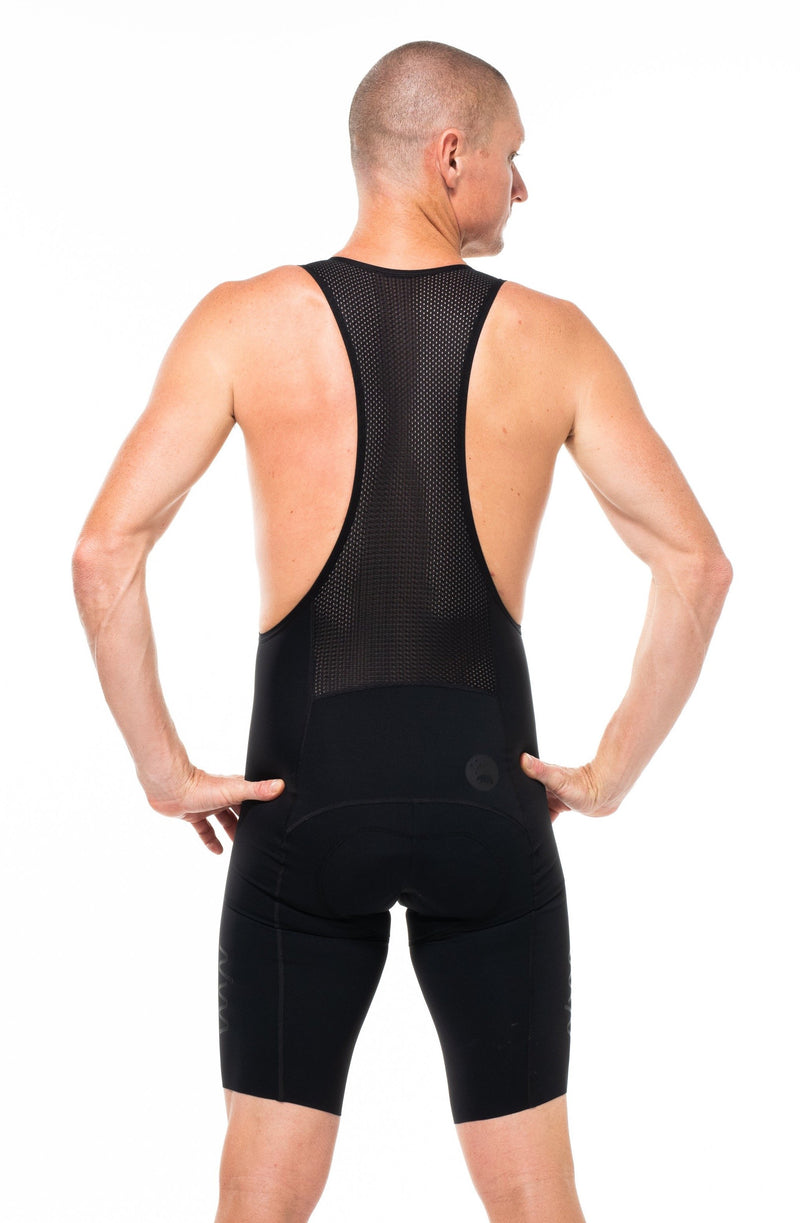 men's velocity 2.0 cycling bib shorts  - matte black