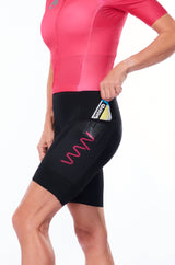 women's hi velocity X triathlon suit - raspberry