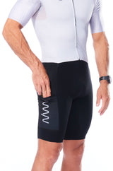 men's hi velocity X triathlon suit - silver