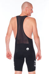 men's LTD velocity 2.0 cycling bib shorts  - matte black