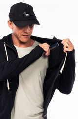WYN by MALO men's ultimate travel hoodie - black