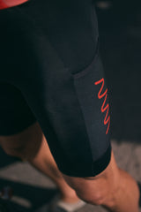 men's hi velocity X triathlon suit - flame