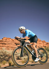 women's hi velocity X triathlon suit - sky blue