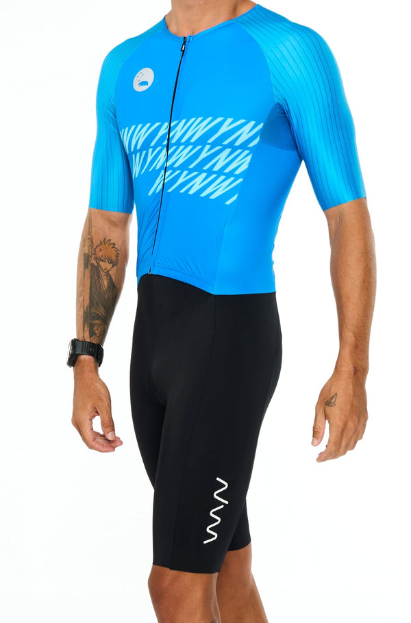 men's volt hi velocity triathlon suit - electric blue