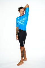men's volt hi velocity triathlon suit - electric blue