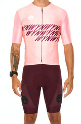 men's volt hi velocity cycling jersey - melon