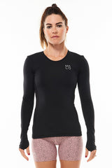 WYN by MALO women's endure long sleeve - black